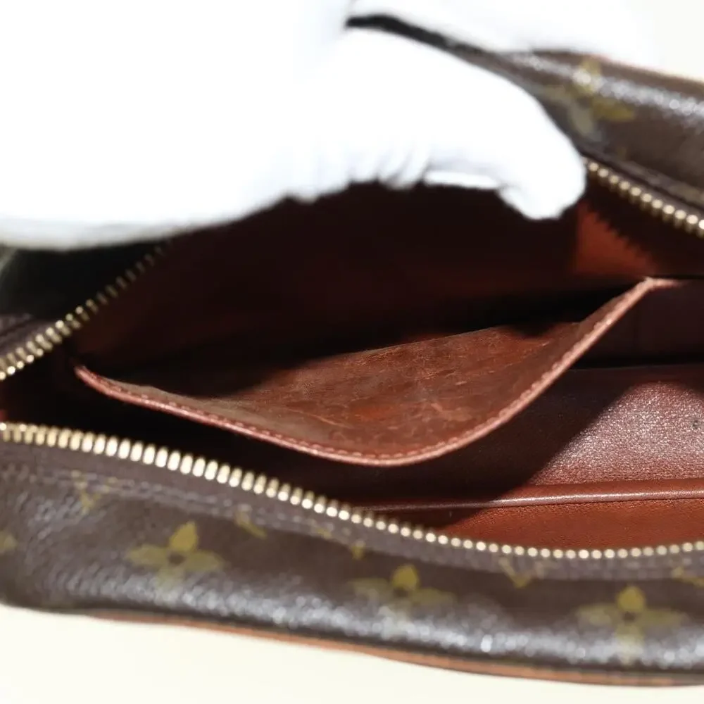 Louis Vuitton Monogram Compiegne 28 Clutch Bag Brown